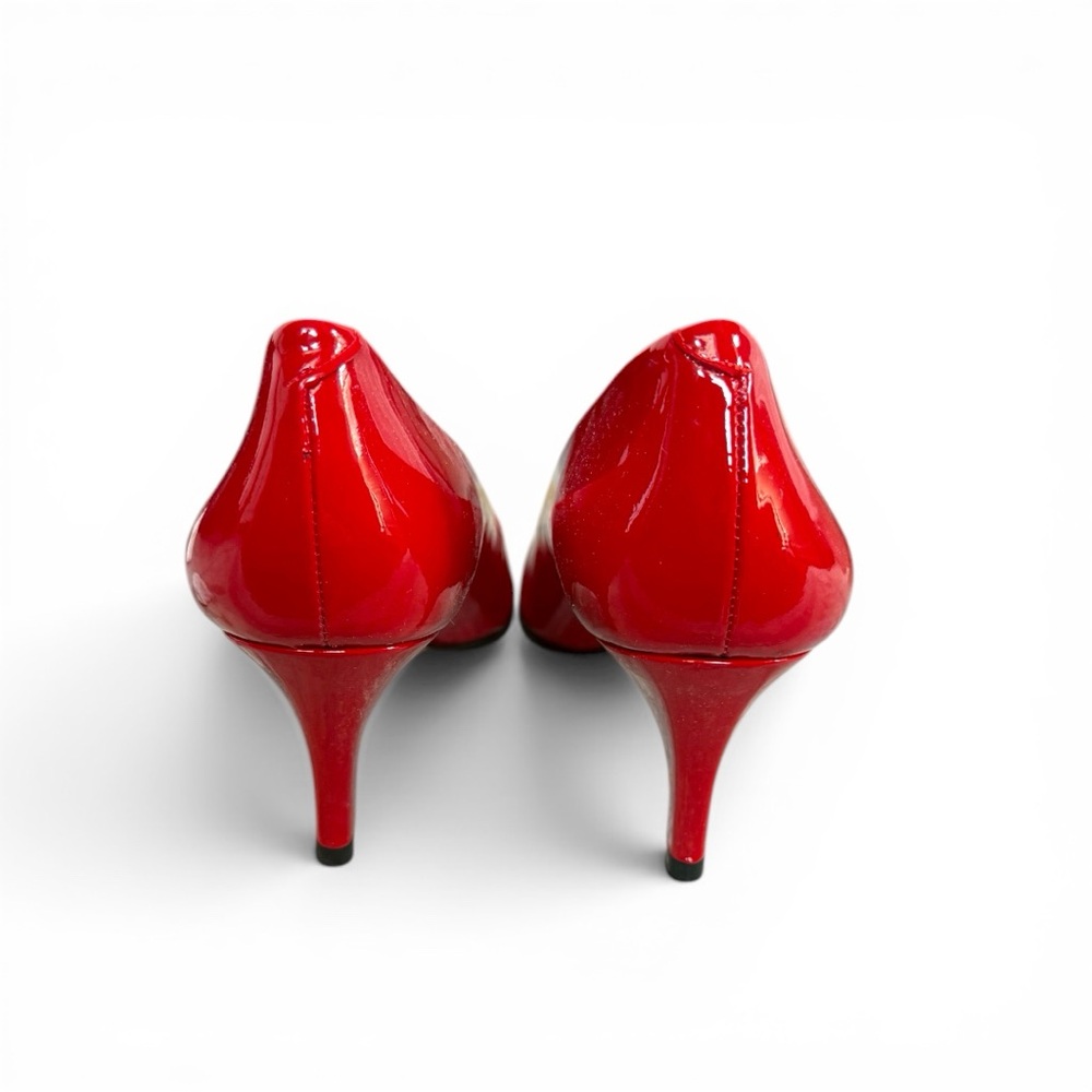 Boden Shiny Red Patent Mid-Heel Pumps - Picture 5 of 6